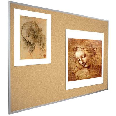 Best-Rite 302AC Natural Add-Cork Tackboard with Aluminum Trim