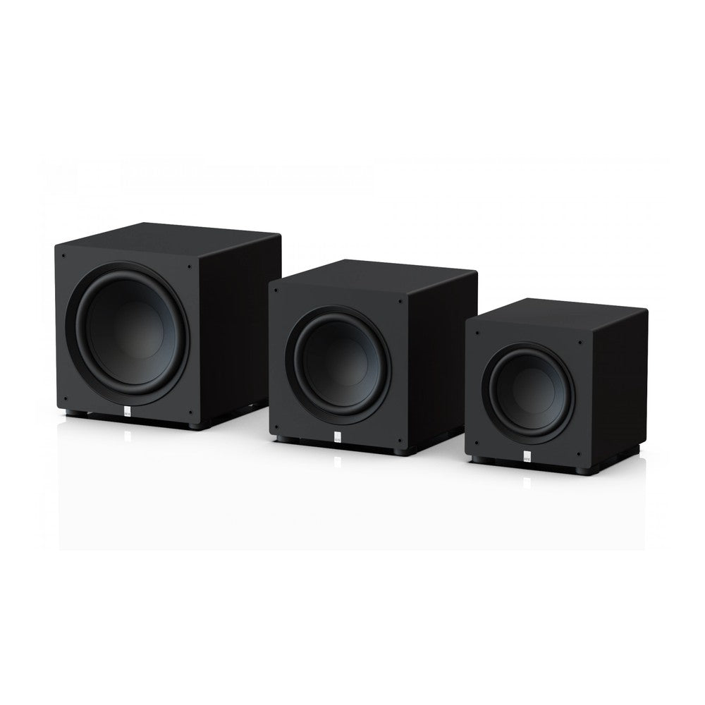 ELAC Varro PS250-BK Premium 10" powered subwoofer with Bluetooth app control and Auto EQ