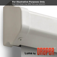 Draper 206064-Black-CUSTOM Luma 2 137 diag. (84x108) - AV Format - Contrast Grey XH800E 0.8 Gain