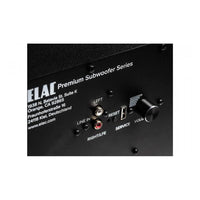 ELAC Varro PS500-BK Premium 15" powered subwoofer with Bluetooth app control and Auto EQ