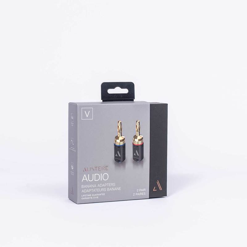 Austere Audio V Series Banana Adapters 2-pair | 5S-BNN2-2P
