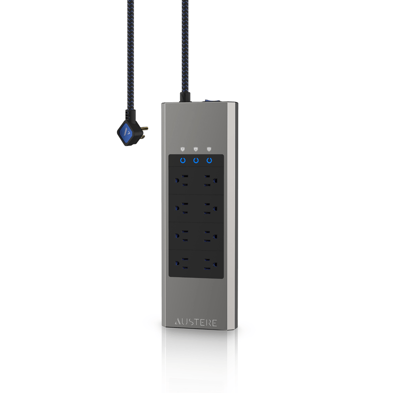 Austere Power V Series 8-Outlet with Omniport USB (North America) | 5S-PS8-US1