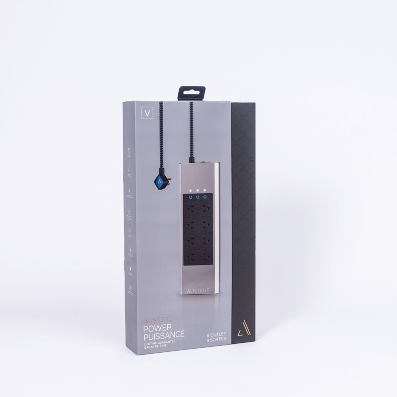 Austere Power V Series 8-Outlet with Omniport USB (North America) | 5S-PS8-US1