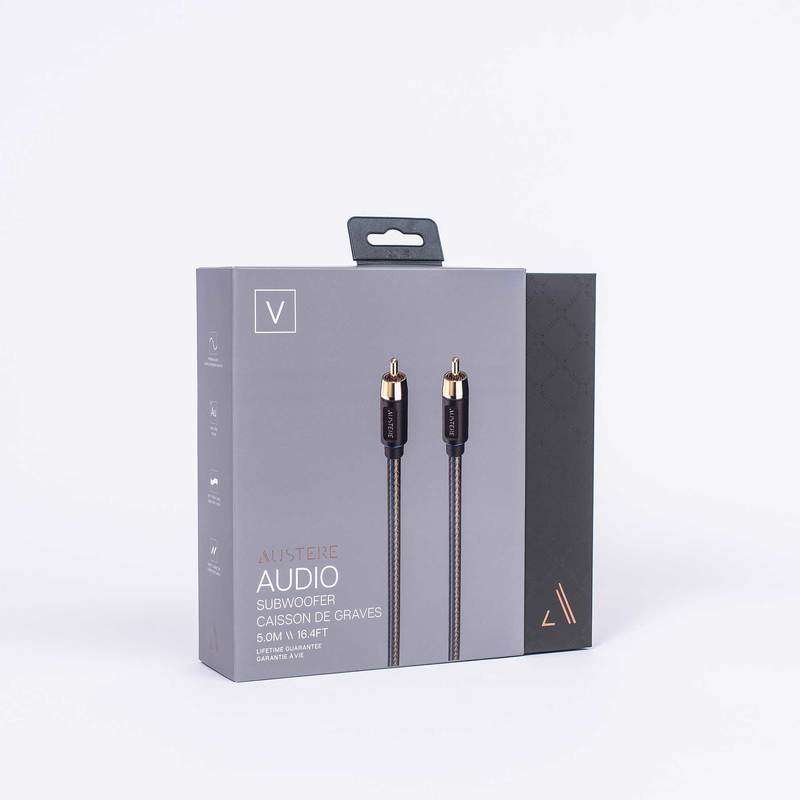 Austere Audio V Series Subwoofer Cable 5.0m | 5S-SUB2-5.0M