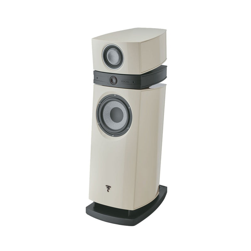 Focal Scala Utopia EVO M High-End 3-Way Floorstanding Hi-Fi Speaker (Off White High Gloss)