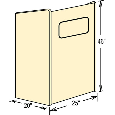 The Aristocrat Sound Lectern (Sound, Mahogany) with headset wireless mic