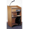 The Aristocrat Sound Lectern (Sound, Mahogany) with handheld Wireless mic