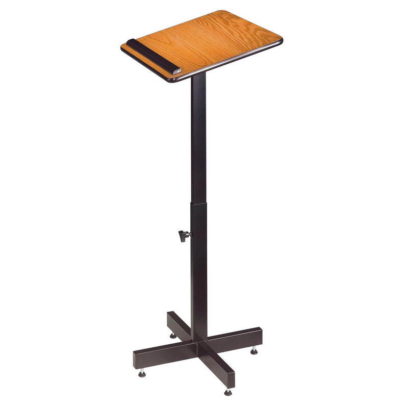 Portable Speakers' Stand with Adjustable Height in MediumOak - 70MO