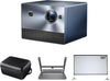 Hisense C1 4K Triple Laser Projector Bundle with 120" Outdoor Screen (Renewed)