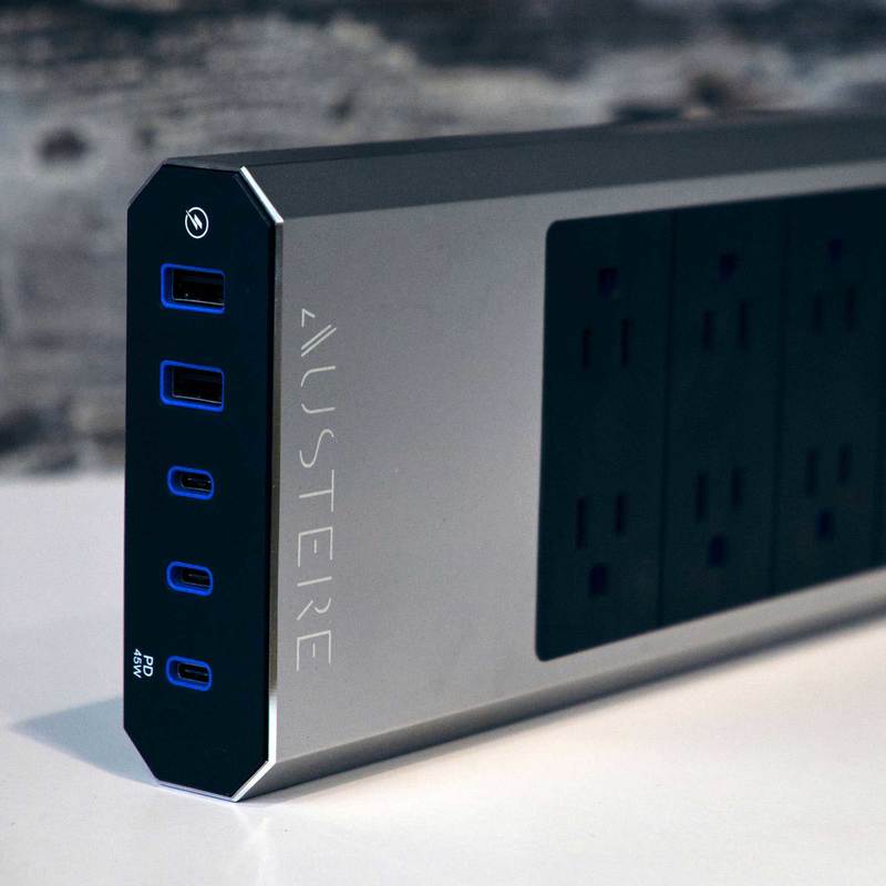 Austere Power VII Series 6-Outlet with Omniport USB+PD (North America) | 7S-PS6-US1