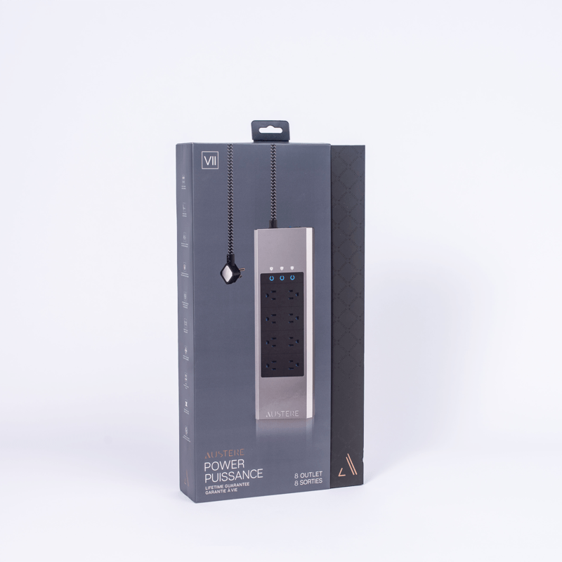 Austere Power VII Series 8-Outlet with Omniport USB+PD (North America) | 7S-PS8-US1