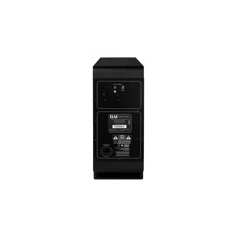 ELAC Muro SUB2020 Compact wireless subwoofer with Bluetooth app control (Black)