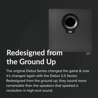 ELAC Debut 2.0 S10.2 10" 200W Subwoofer - Matte Black