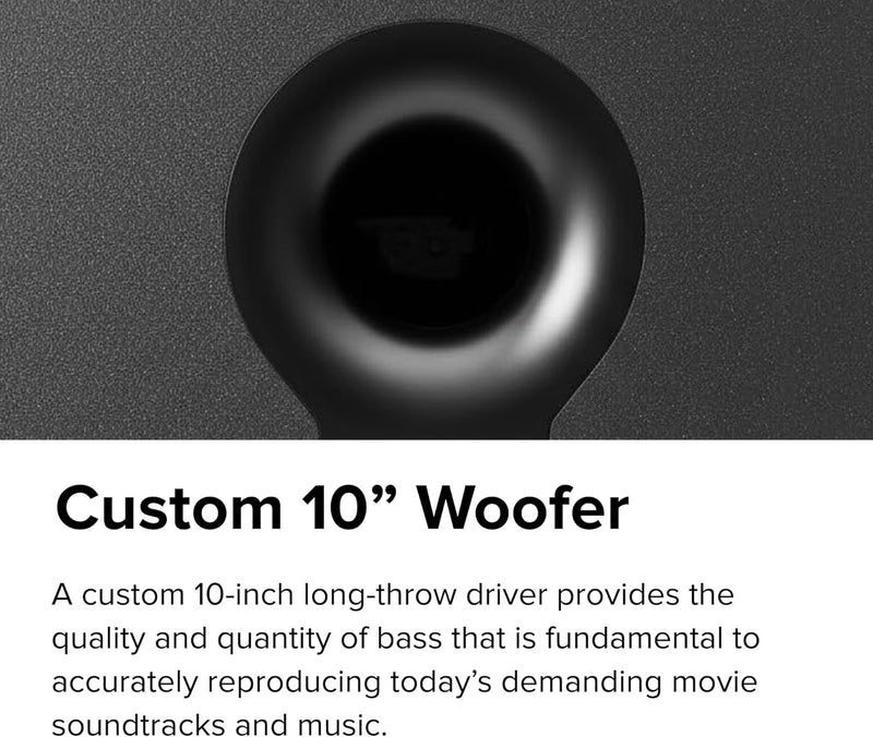 ELAC Debut 2.0 S10.2 10" 200W Subwoofer - Matte Black