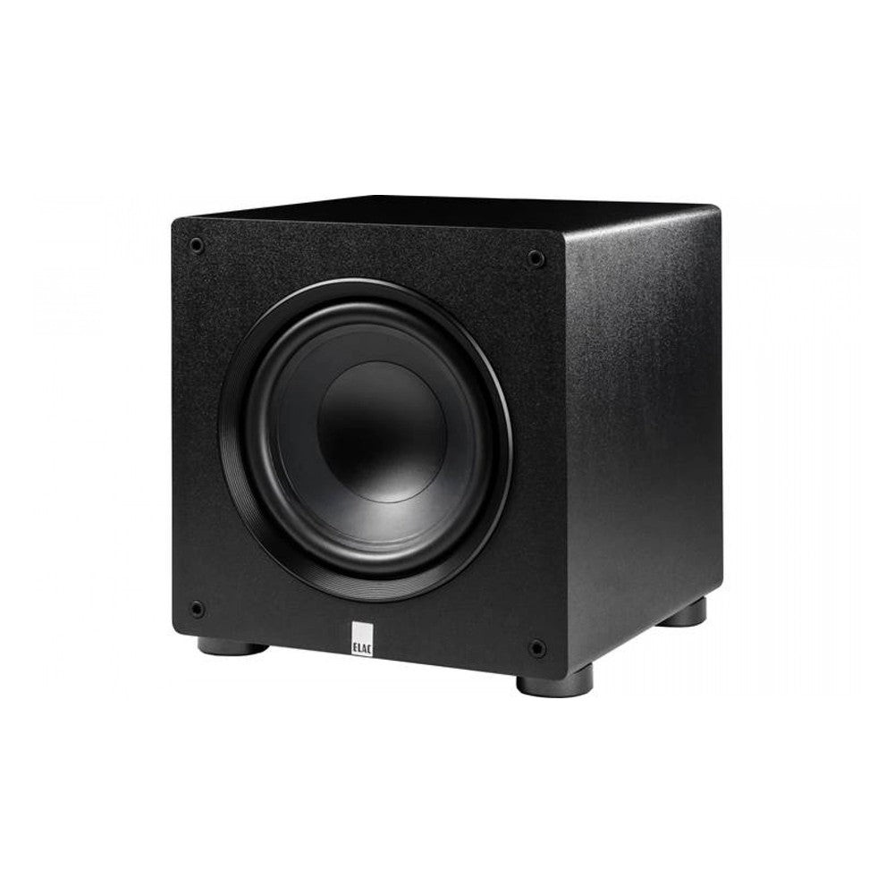 ELAC Varro PS350-BK Premium 12" powered subwoofer with Bluetooth app control and Auto EQ