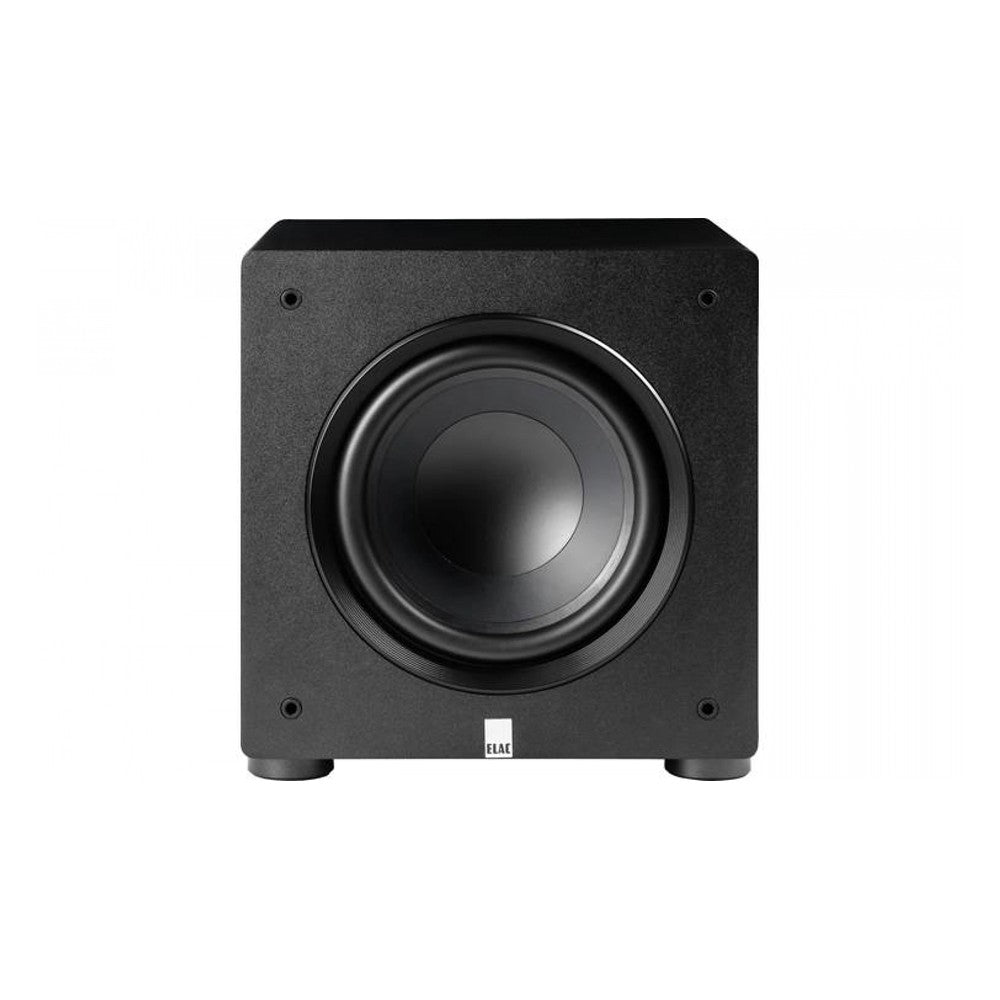 ELAC Varro PS250-BK Premium 10" powered subwoofer with Bluetooth app control and Auto EQ