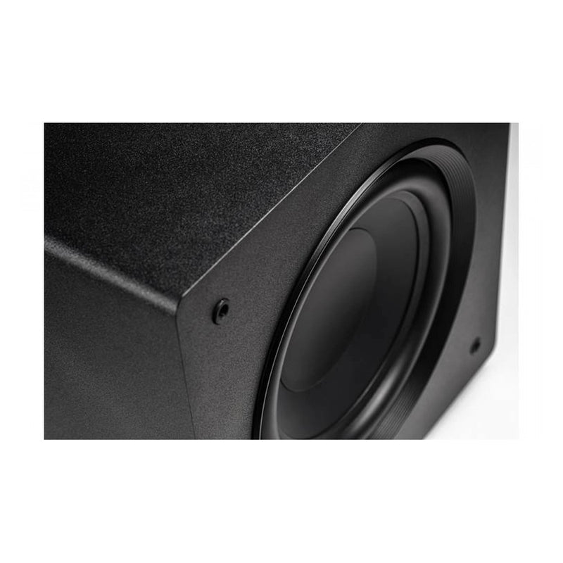 ELAC Varro PS250-BK Premium 10" powered subwoofer with Bluetooth app control and Auto EQ