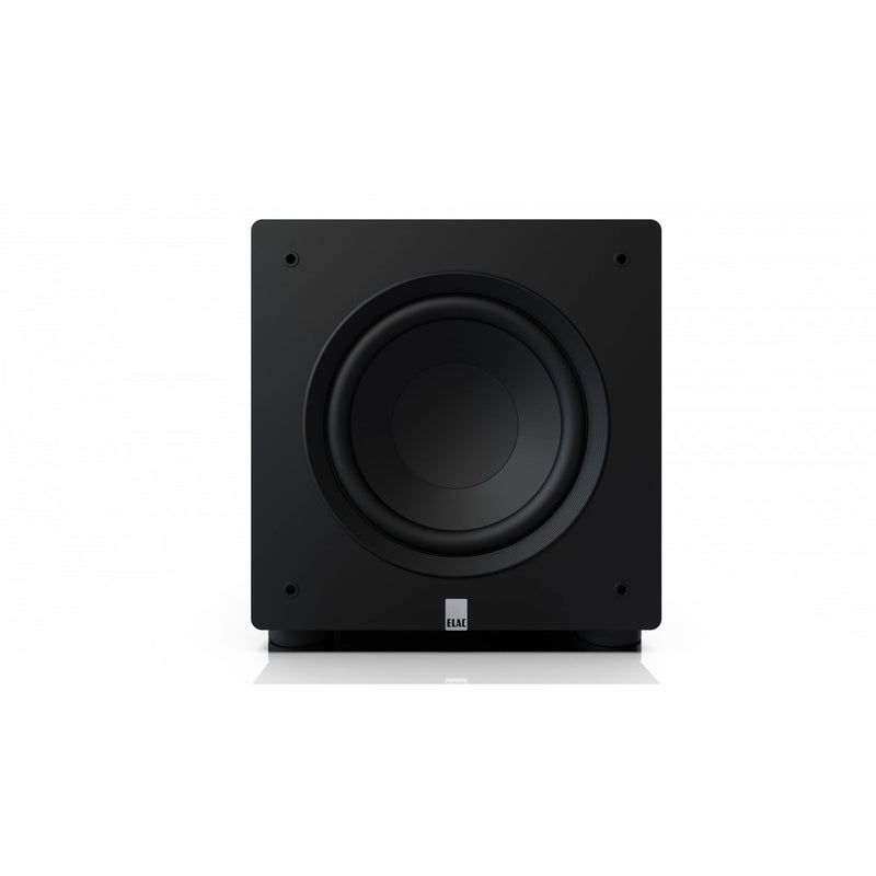 ELAC Varro PS250-BK Premium 10" powered subwoofer with Bluetooth app control and Auto EQ