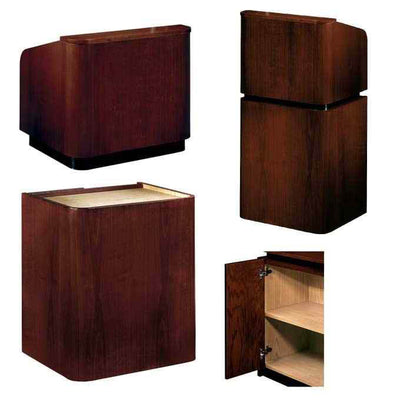 VENEER CONTEMPORARY TABLE LECTERN WITH SOUND AND BASE
