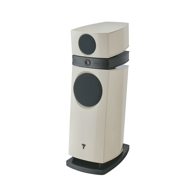 Focal Scala Utopia EVO M High-End 3-Way Floorstanding Hi-Fi Speaker (Off White High Gloss)