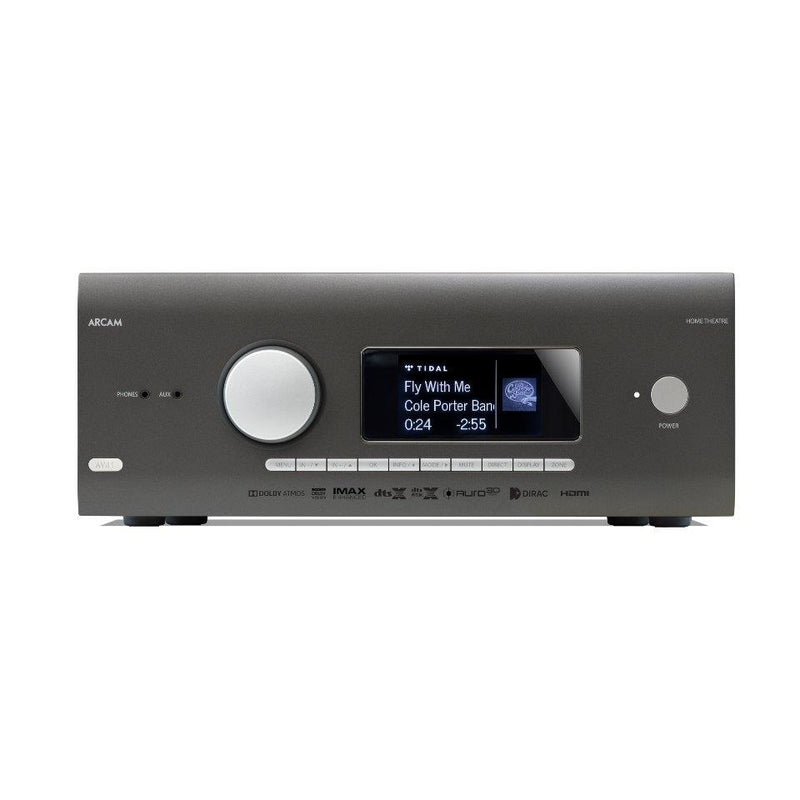 Arcam AV41 Home theater preamp/processor with 16-channel processing, Chromecast built-in, Apple AirPlay&reg; 2, Dolby Atmos&reg;, and Dirac Live&reg; room correction