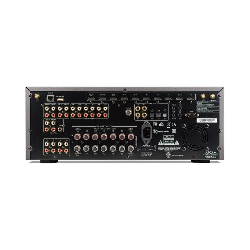 Arcam AVR21 7.2 channel 8K home theater receiver 110 watts per channel with HDMI 2.1, Multi-Room, Bluetooth&reg;, Chromecast built-in, and Apple AirPlay&reg; 2