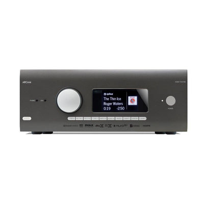 Arcam AVR31 7.2 channel 8K home theater receiver Class G 120 watts per channel with HDMI 2.1, Multi-Room, Dirac Live&reg;, Bluetooth&reg;, Chromecast built-in, and Apple AirPlay&reg; 2
