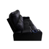 RowOne Prestige Black Leather 3 Seat Sofa Motorized