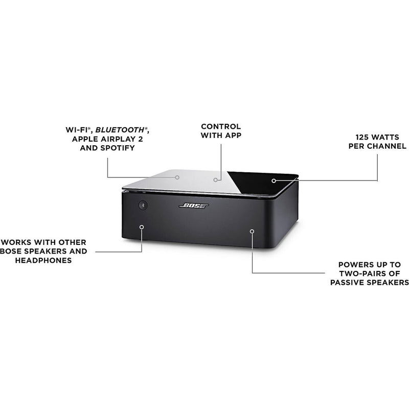 Bose Music Amplifier - 125W Speaker amp with Bluetooth & Wi-Fi connectivity