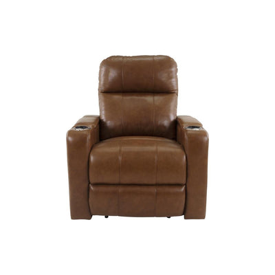 RowOne Prestige Brown Leather 2-Arm Chair Motorized