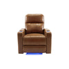 RowOne Prestige Brown Leather 2-Arm Chair Motorized