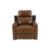 RowOne Prestige Brown Leather 2-Arm Chair Motorized