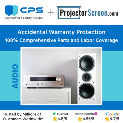 3 Year Extended Warranty with Accidental Damage Protection and In Home Service for Audio Products under $4,000