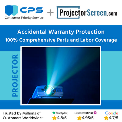 3 Year Extended Warranty with Accidental Damage Projection and In Home Service for Projectors/Screens under $1,000