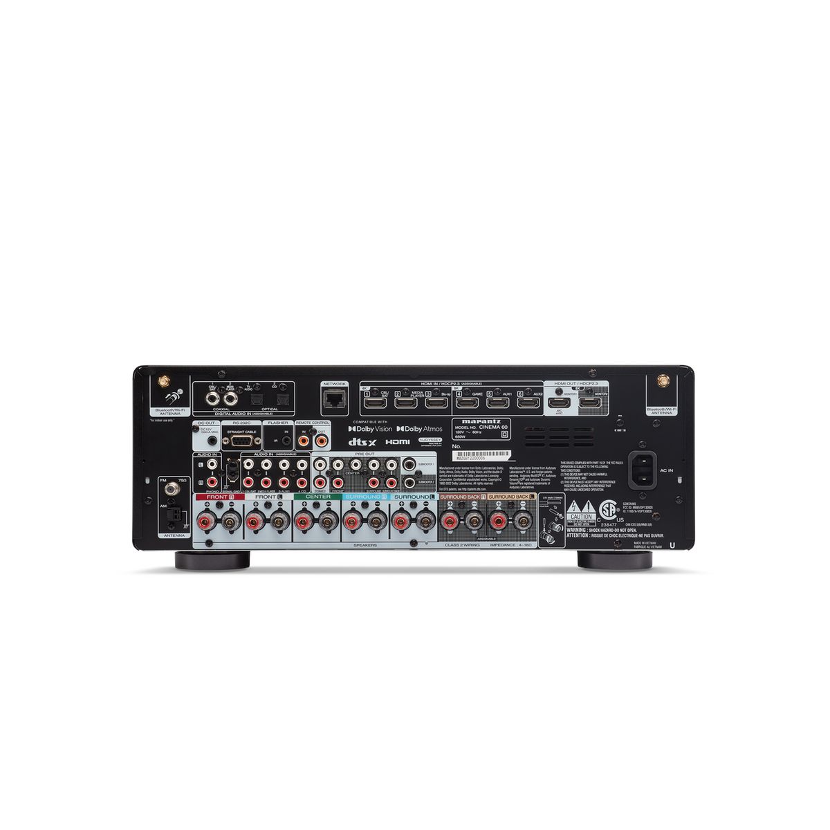 Marantz Cinema 60 Premium 7.2 Channel AV Receiver with 100W, 8K And 6 HDMI Inputs