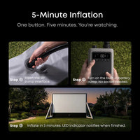 Anker Soundcore Nebula X1 Pro 4K Triple Laser Projector with Dolby Vision & 7.1.4 Dolby Atmos Audio Mobile Theater Station + 200" Inflatable Projector Screen
