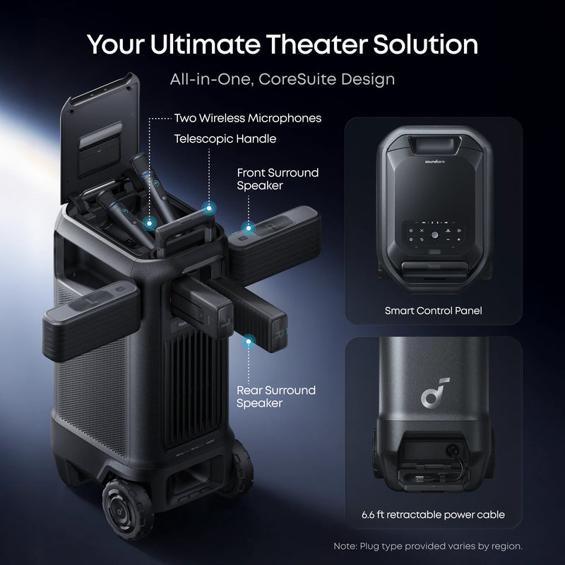 Anker Soundcore Nebula X1 Pro 4K Triple Laser Projector with Dolby Vision & 7.1.4 Dolby Atmos Audio Mobile Theater Station