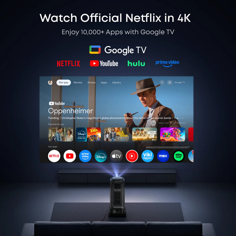 Anker Soundcore Nebula X1 Pro 4K Triple Laser Projector with Dolby Vision & 7.1.4 Dolby Atmos Audio Mobile Theater Station