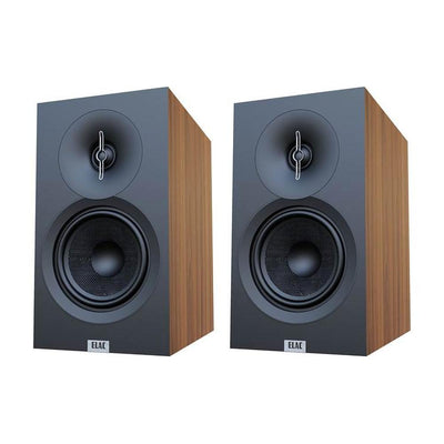 ELAC DEBUT 3.0 - 5.25" Bookshelf Speakers (Walnut) DB53-WN - (Pair)