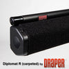 Draper 215020 Diplomat/R with Black Carpeted Case 115 diag. (69x92) - Video [4:3] - 1.0 Gain