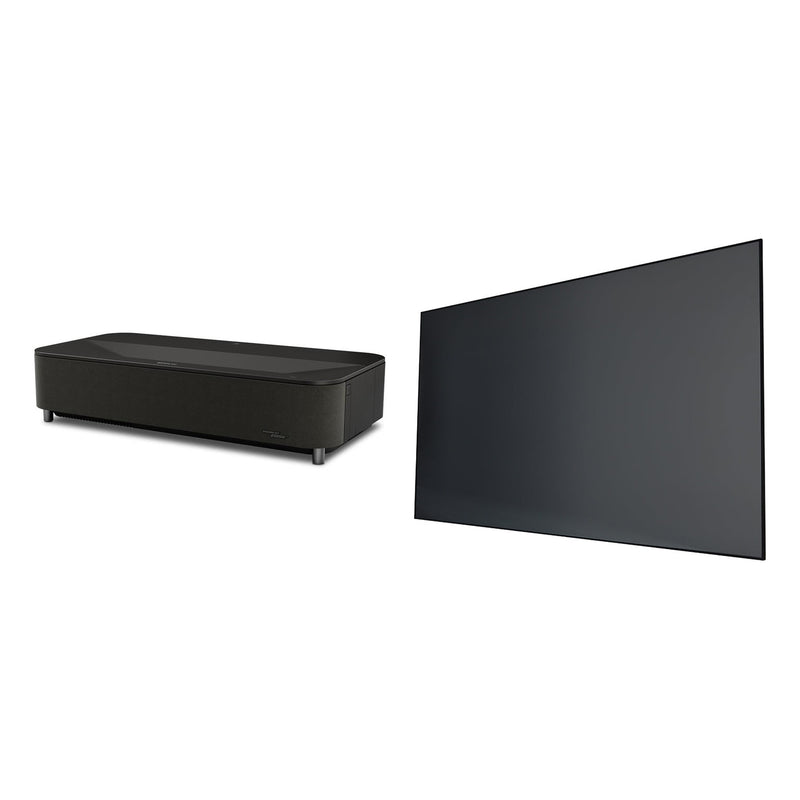 Epson LS970B LifeStudio Grand Plus 4K Ultra Short Throw Projector 4000 Lumen with built-in Bose Soundbar + Spectra Projection Vantage 120" UST ALR CLR Screen Bundle