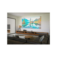 Epson LS800W EpiqVision 4K UST Projector 4000 Lumen with built-in Yamaha Soundbar - White Laser TV