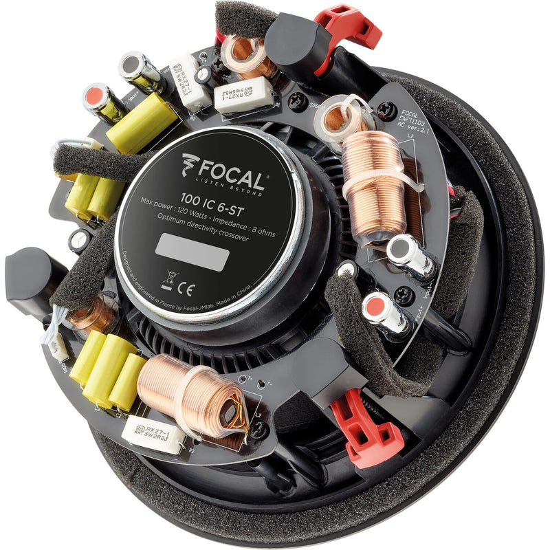 Focal 100 IC6ST 6.5" 2-Way In-Ceiling Single-Point Stereo Speaker (Single)