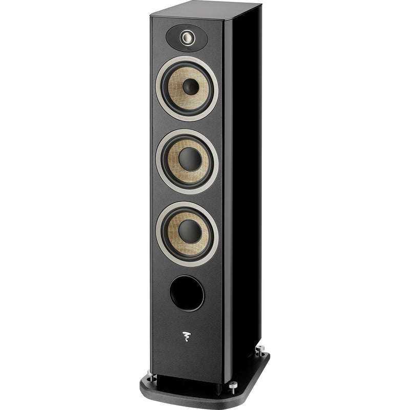 Focal Aria Evo X N2 Three-Way Floorstanding Speaker (High-Gloss Black, Single)
