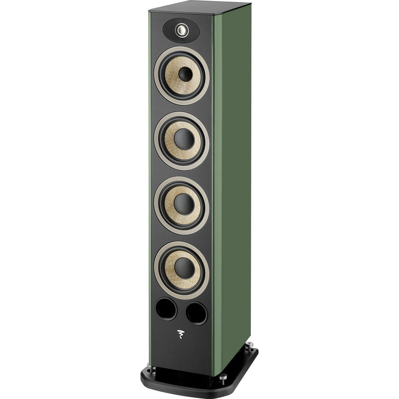 Focal Aria Evo X N3 Three-Way Floorstanding Speaker (High-Gloss Moss Green, Single)