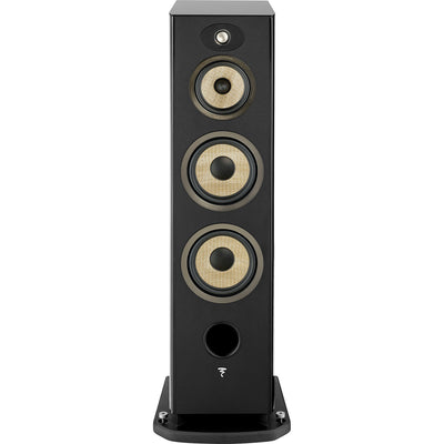 Focal Aria Evo X N4 Three-Way Floorstanding Speaker (High-Gloss Black, Single)