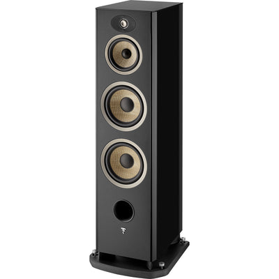 Focal Aria Evo X N4 Three-Way Floorstanding Speaker (High-Gloss Black, Single)