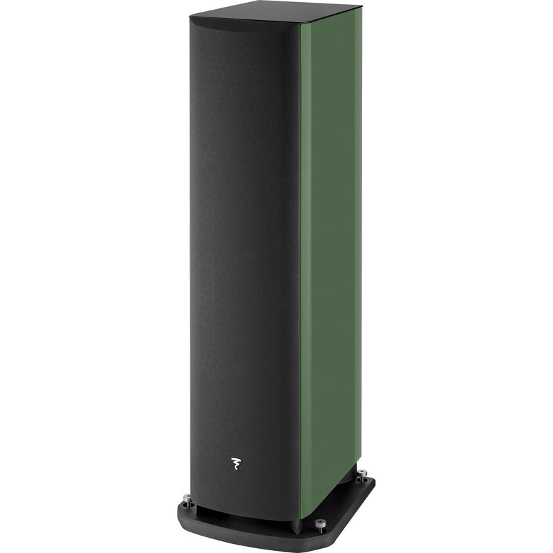 Focal Aria Evo X N4 Three-Way Floorstanding Speaker (High-Gloss Moss Green, Single)