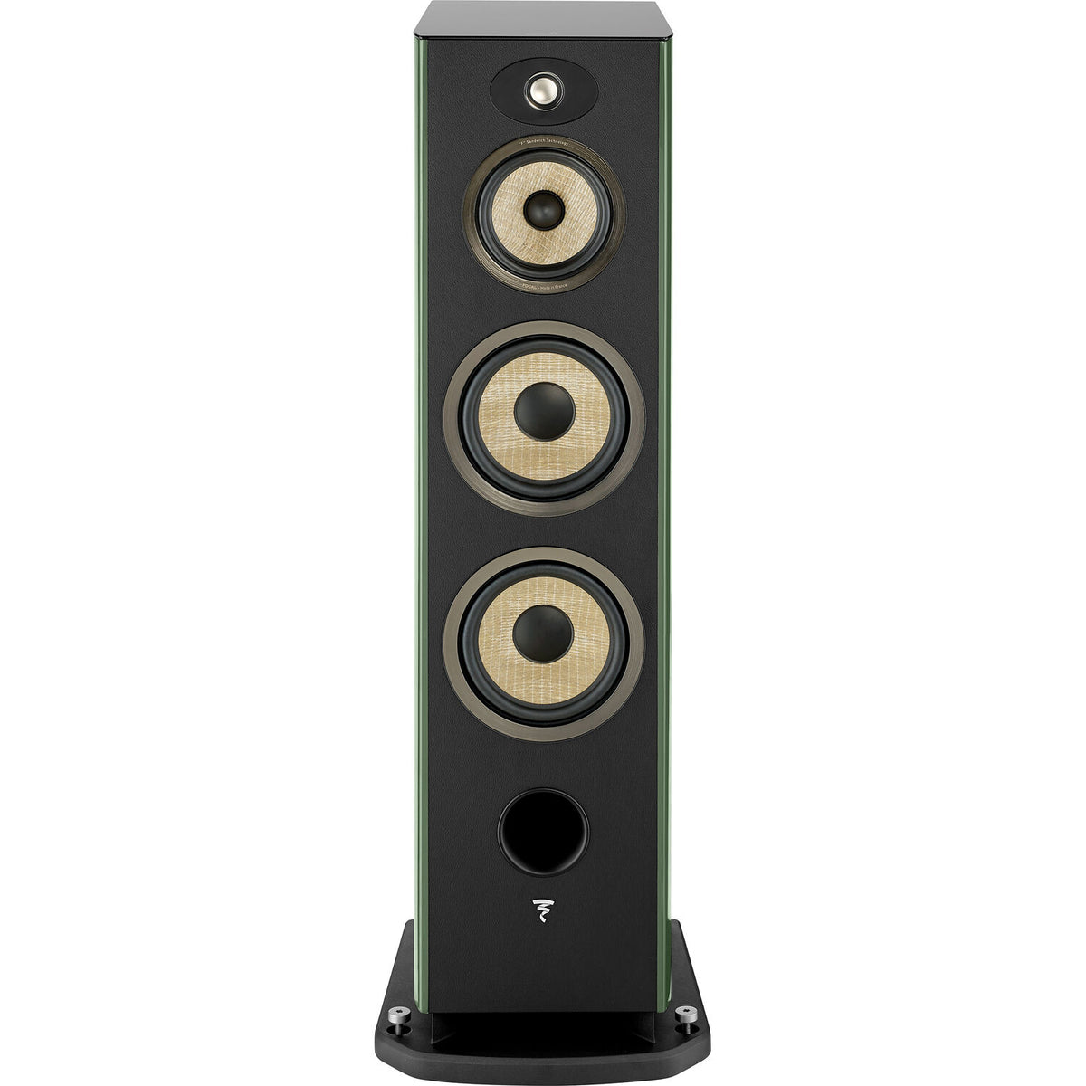 Focal Aria Evo X N4 Three-Way Floorstanding Speaker (High-Gloss Moss Green, Single)