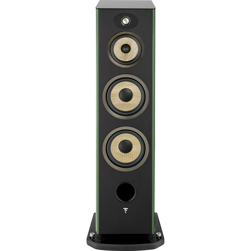 Focal Aria Evo X N4 Three-Way Floorstanding Speaker (High-Gloss Moss Green, Single)